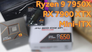 Mini ITX AMD R9 7950X & RX 7900 XTX Gaming Build in CM NR200P
