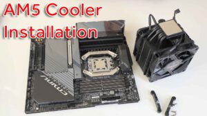 How to install an AMD AM5 cooler?