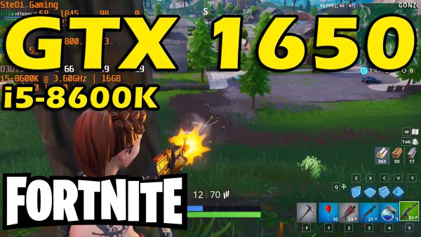 Gtx 1650 Fortnite Gtx 1650 Fortnite On Epic Settings Single Mode I5 8600k Stedi Gaming