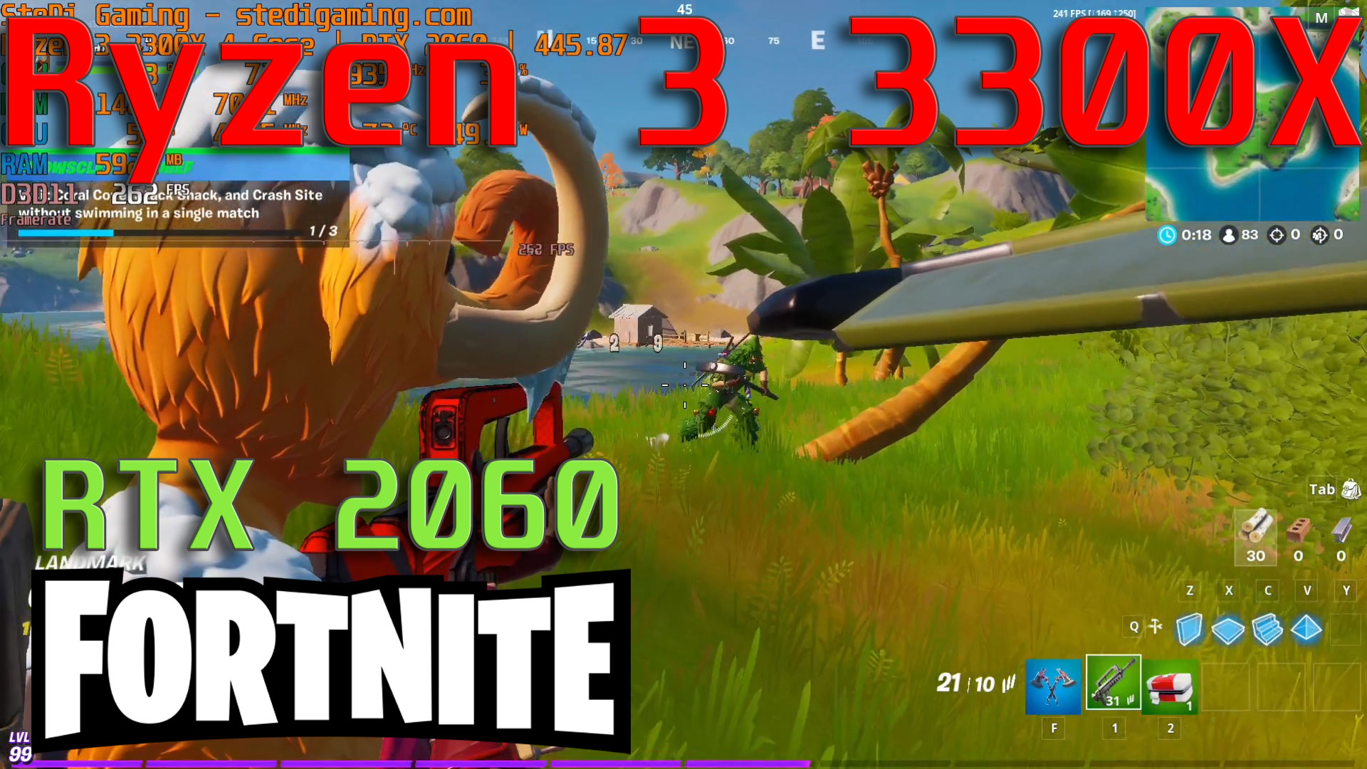 amd ryzen 7 5700x rtx 2060 fortnite