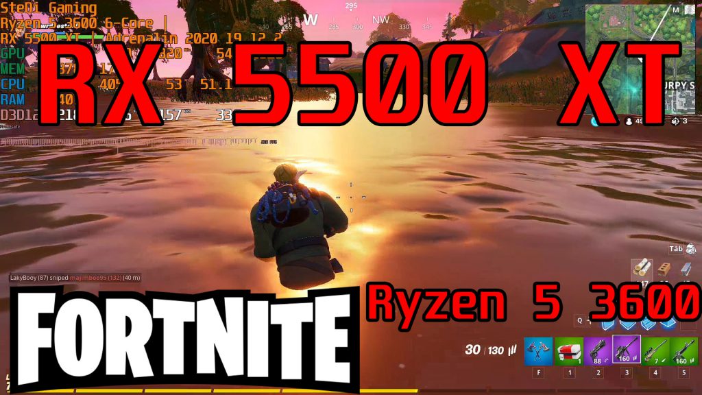 ryzen 5 5600x rx 6700 xt fortnite